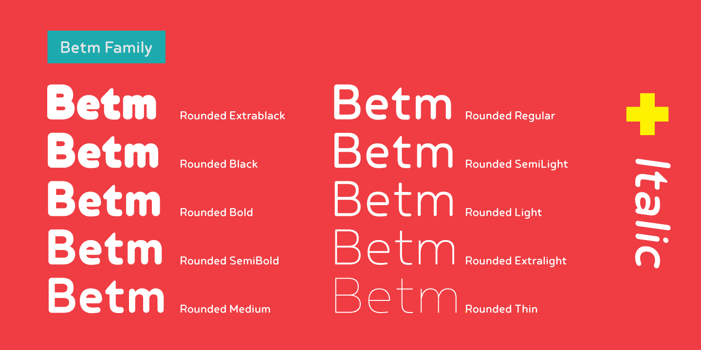 Пример шрифта Betm Rounded #10